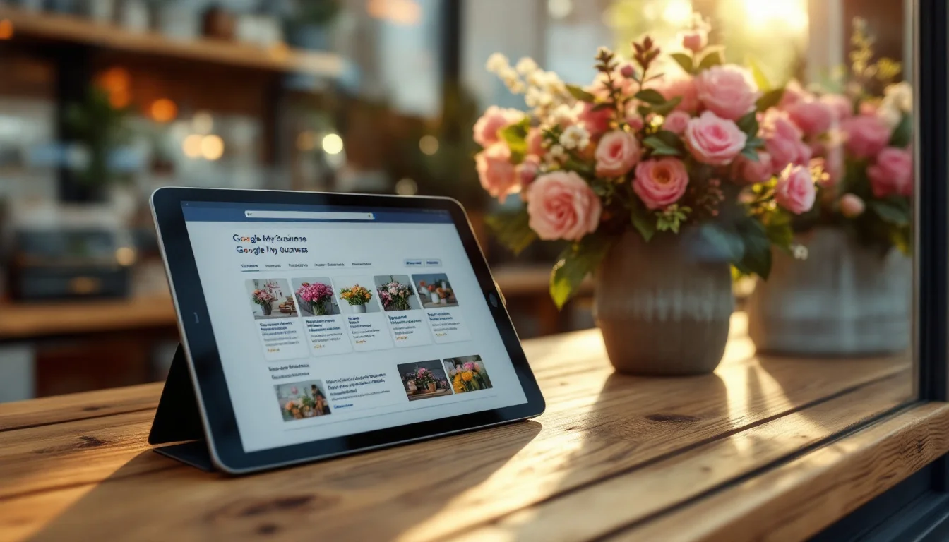 Local SEO Tips For Dunfermline Companies — Screenshot of an optimised Google My Business listing for a Dunfermline florist,