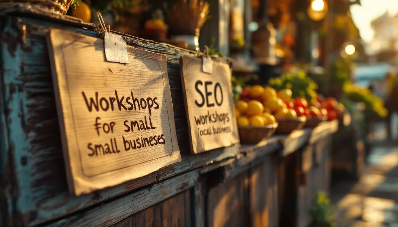 Top Local SEO Strategies For Scotland — Photo of a Fife business owner interacting with local customers at a community e